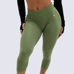 Workouts by katya olive green leggings